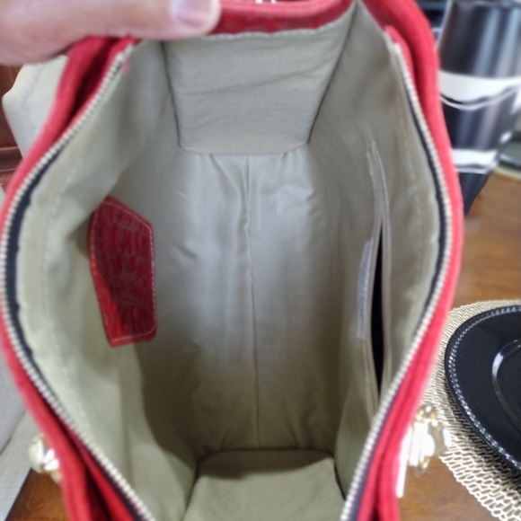 Genuine Leather/Suede Handbag - Picture 6 of 9